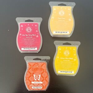 Scentsy Wax Bars Set - Red, Orange, Yellow